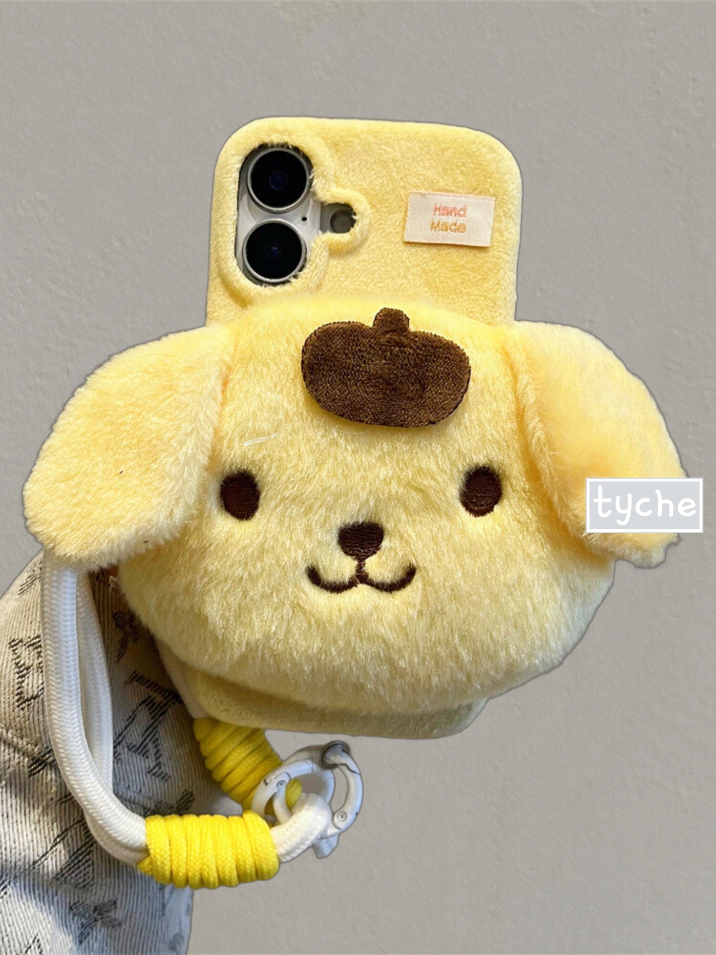 Sanrio Purin Plush Pocket Phone Case