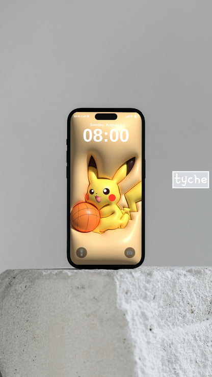 Basketball Pokemon Pikachu Mobile Wallpaper