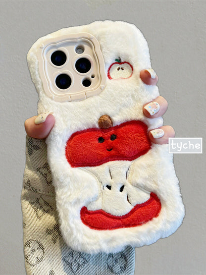 Furry Red Apple Phone Case