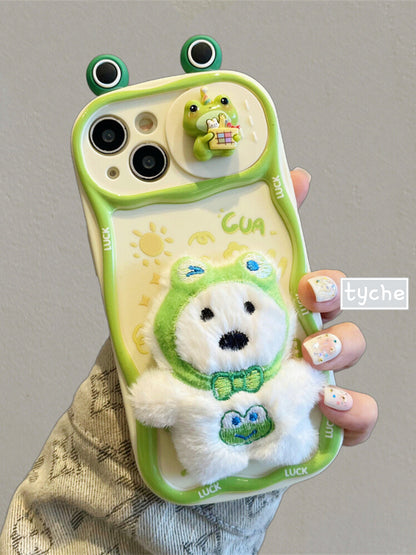 Plush Frog Bear TPU Phone Case