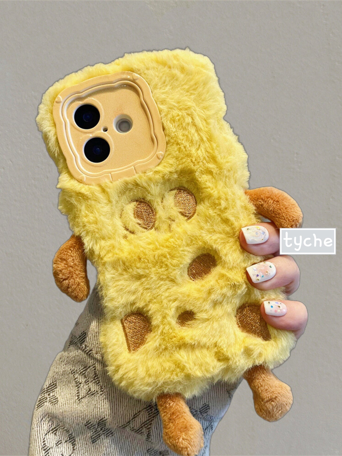 Fuzzy Cheese Man Phone Case