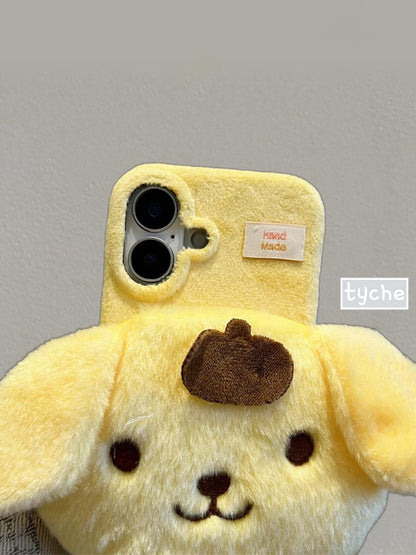 Sanrio Purin Plush Pocket Phone Case