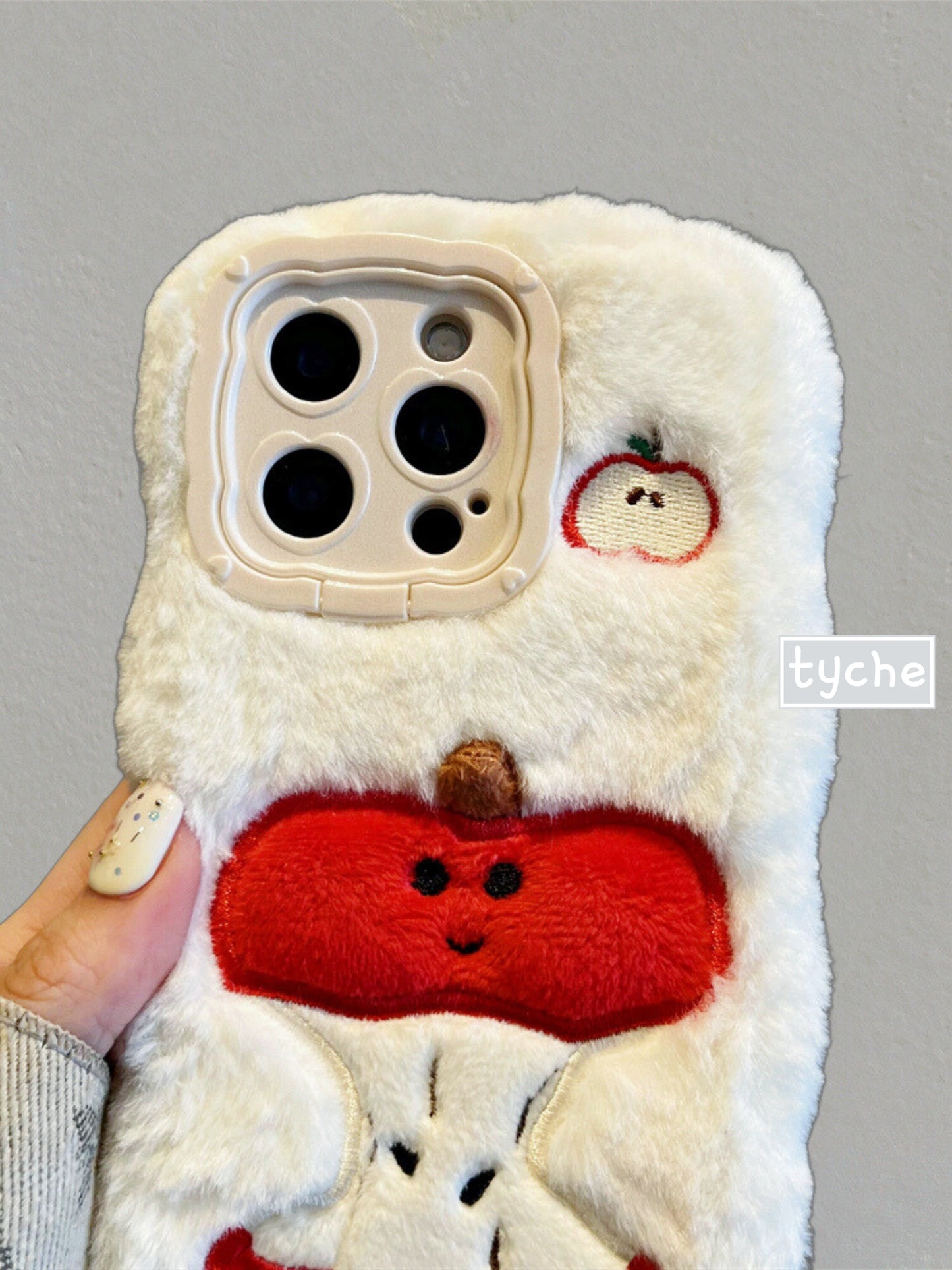 Furry Red Apple Phone Case