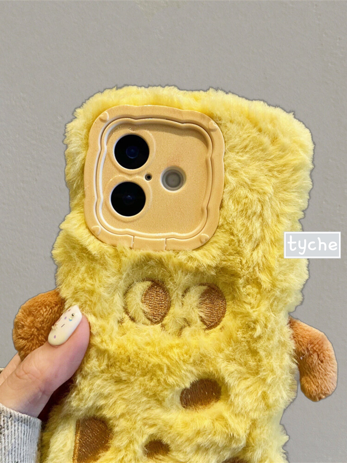 Fuzzy Cheese Man Phone Case