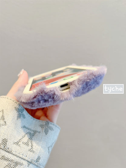 Fluffy Bunny Protective Phone Case