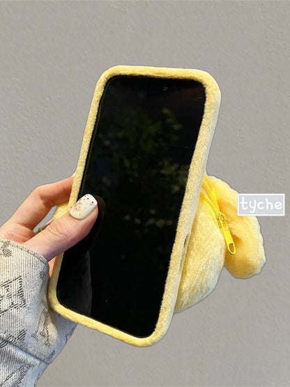 Sanrio Purin Plush Pocket Phone Case