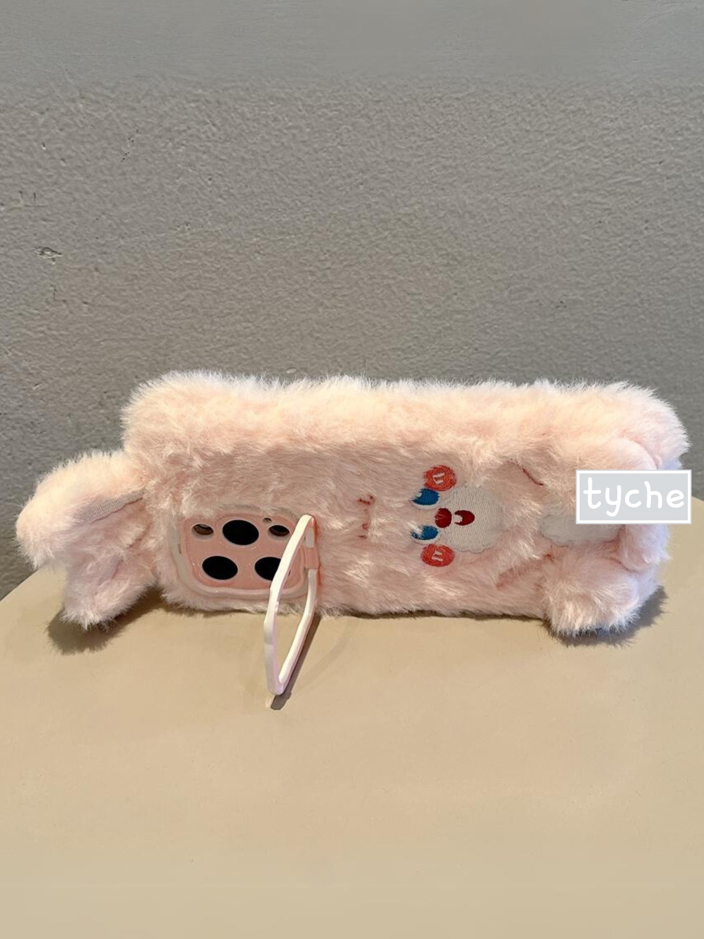 Fuzzy Pinky Bunny Phone Case