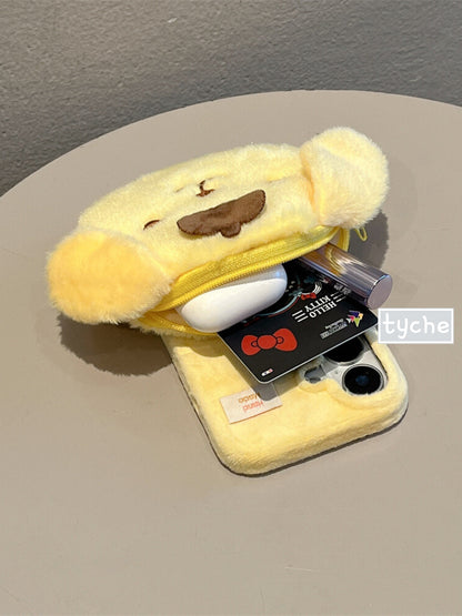 Sanrio Purin Plush Pocket Phone Case