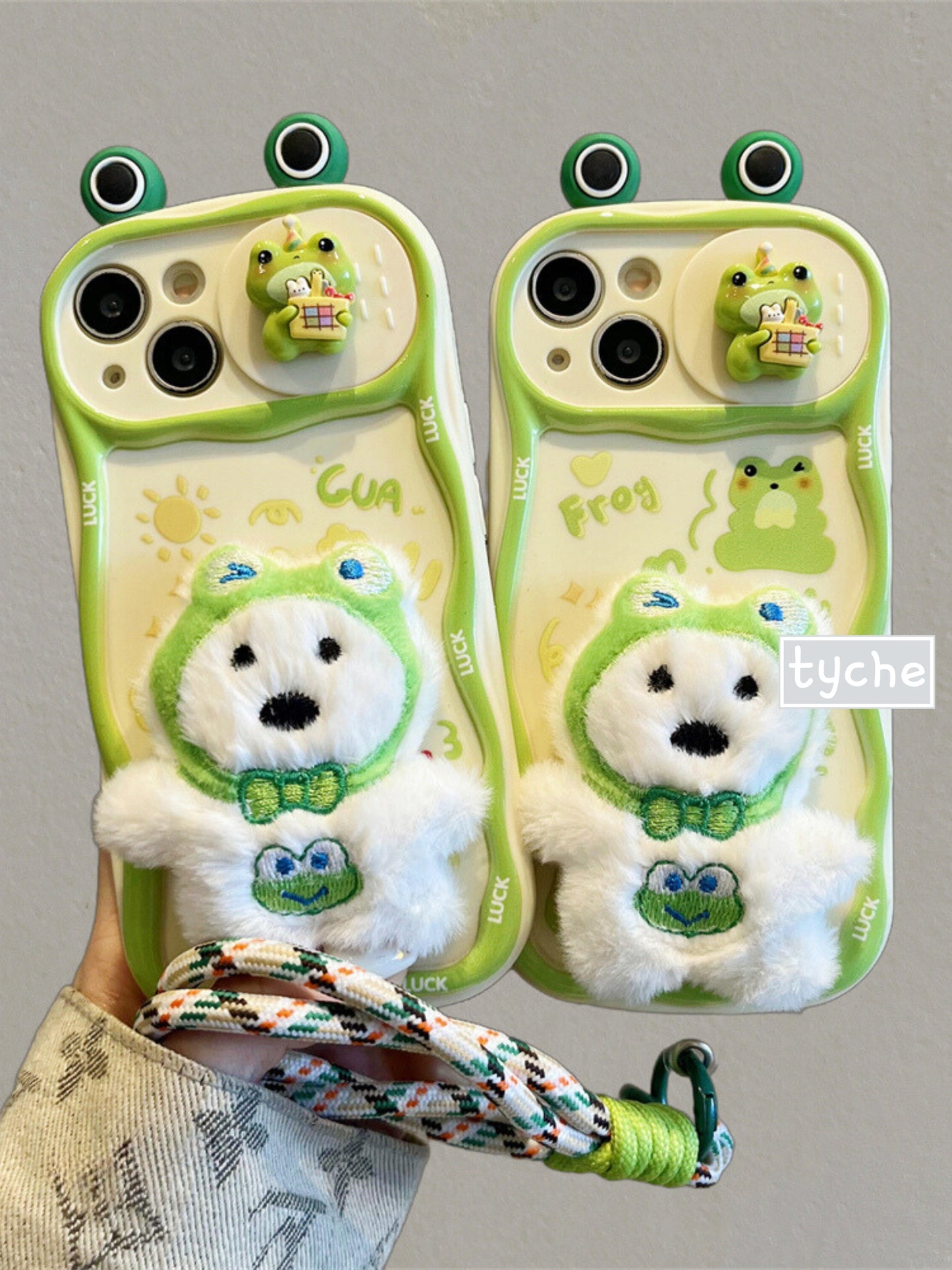 Plush Frog Bear TPU Phone Case