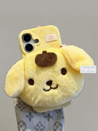 Sanrio Purin Plush Pocket Phone Case