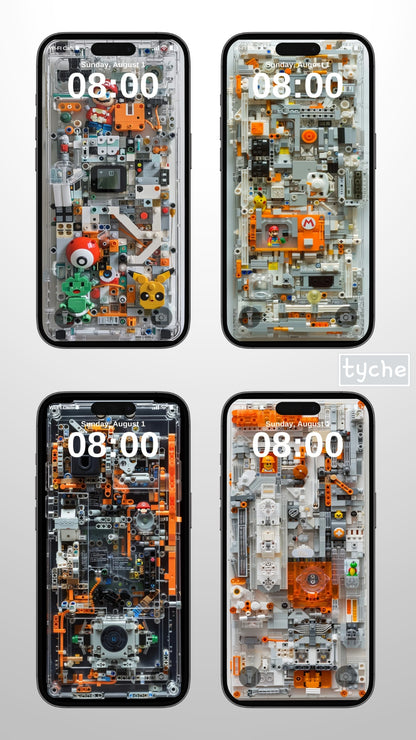 Simulated Lego Mobile Wallpapers