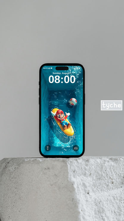 Swimming Mario Luigi Mobile Wallpapers