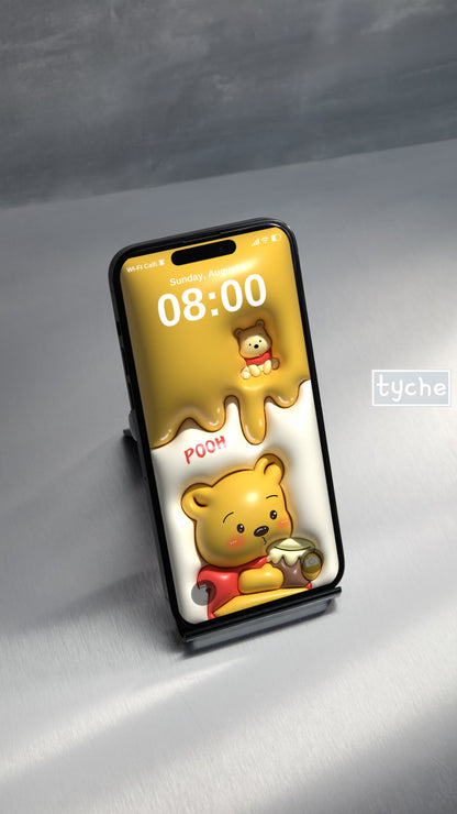 Winnie Bear Mobile Wallpapers