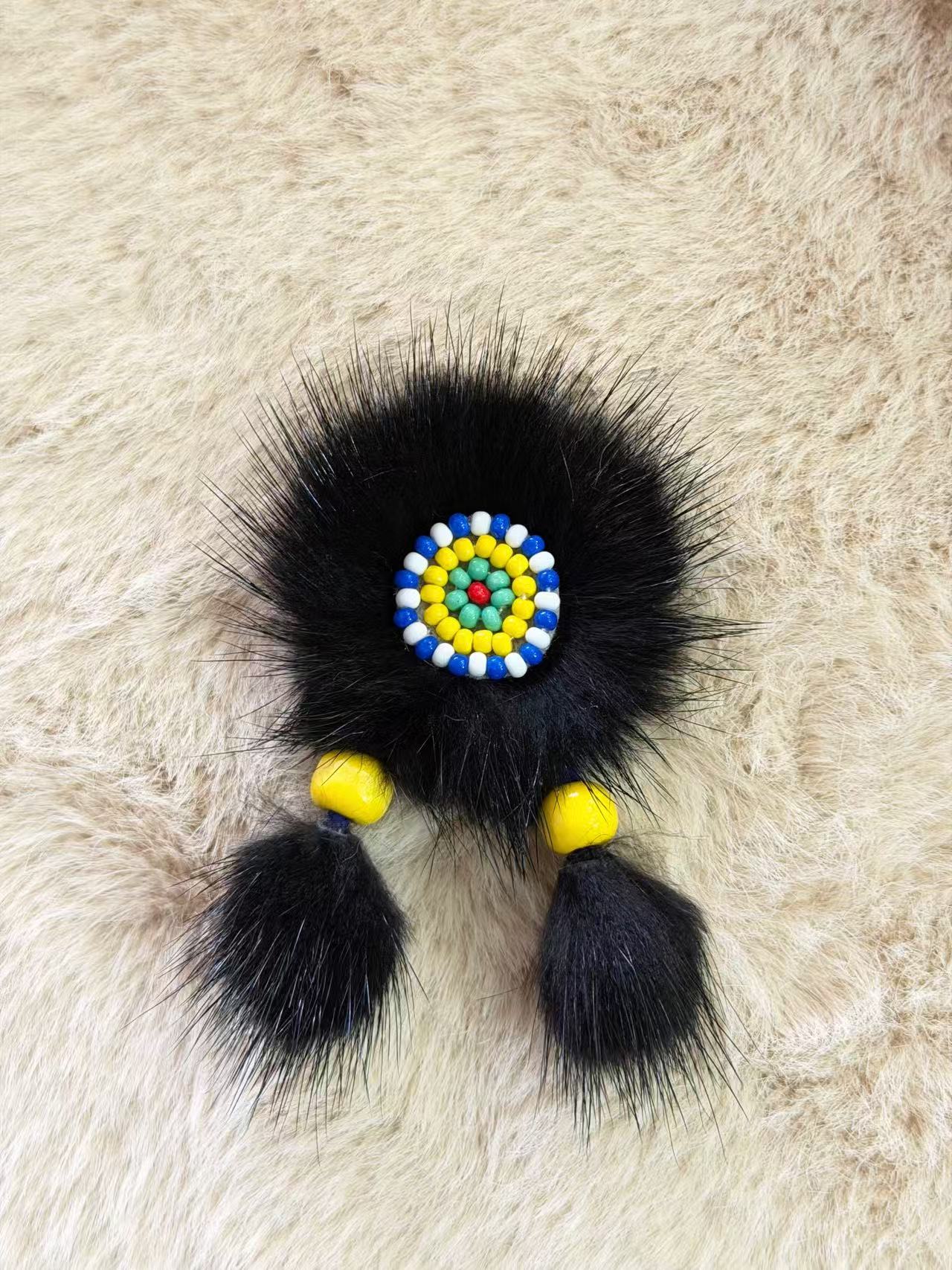 Dark Base Sunflower Charm