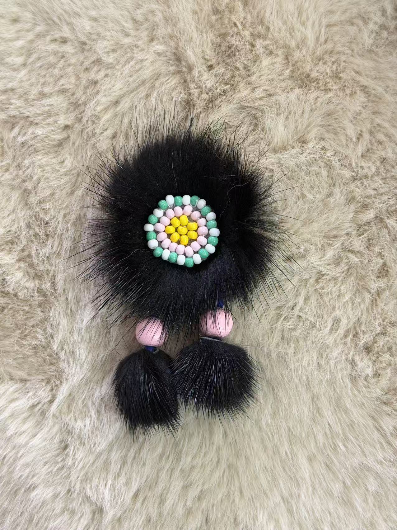 Dark Base Sunflower Charm